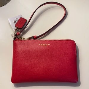 Coach Red Wristlet